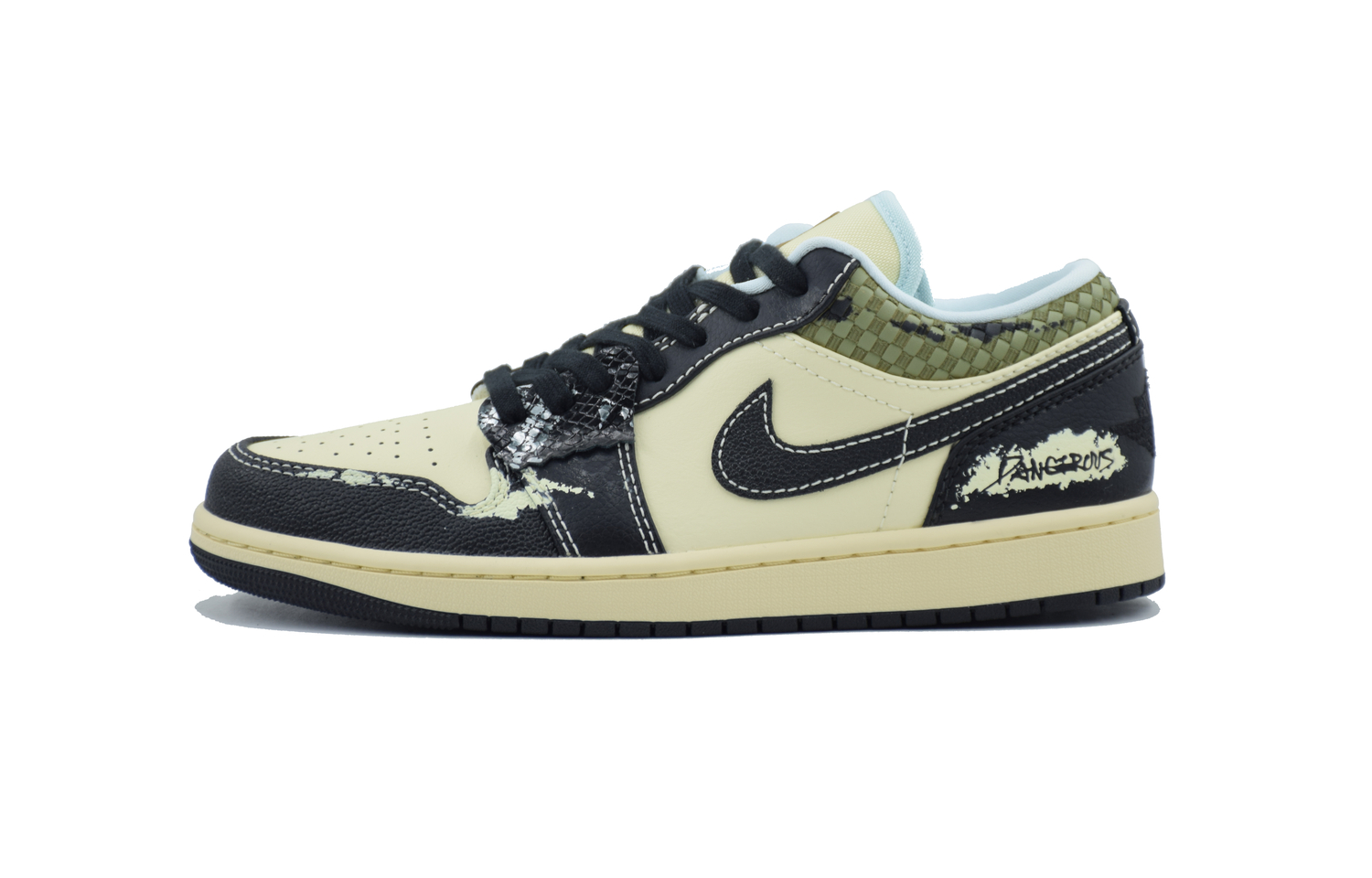 Jordan Air 1 Old Dreams Graffiti Low top Vintage Basketball Shoes мужские бежево-черные
Jordan Air 1 Old Dreams Graffiti Low top Vintage Basketball Shoes мужские бежево-черные