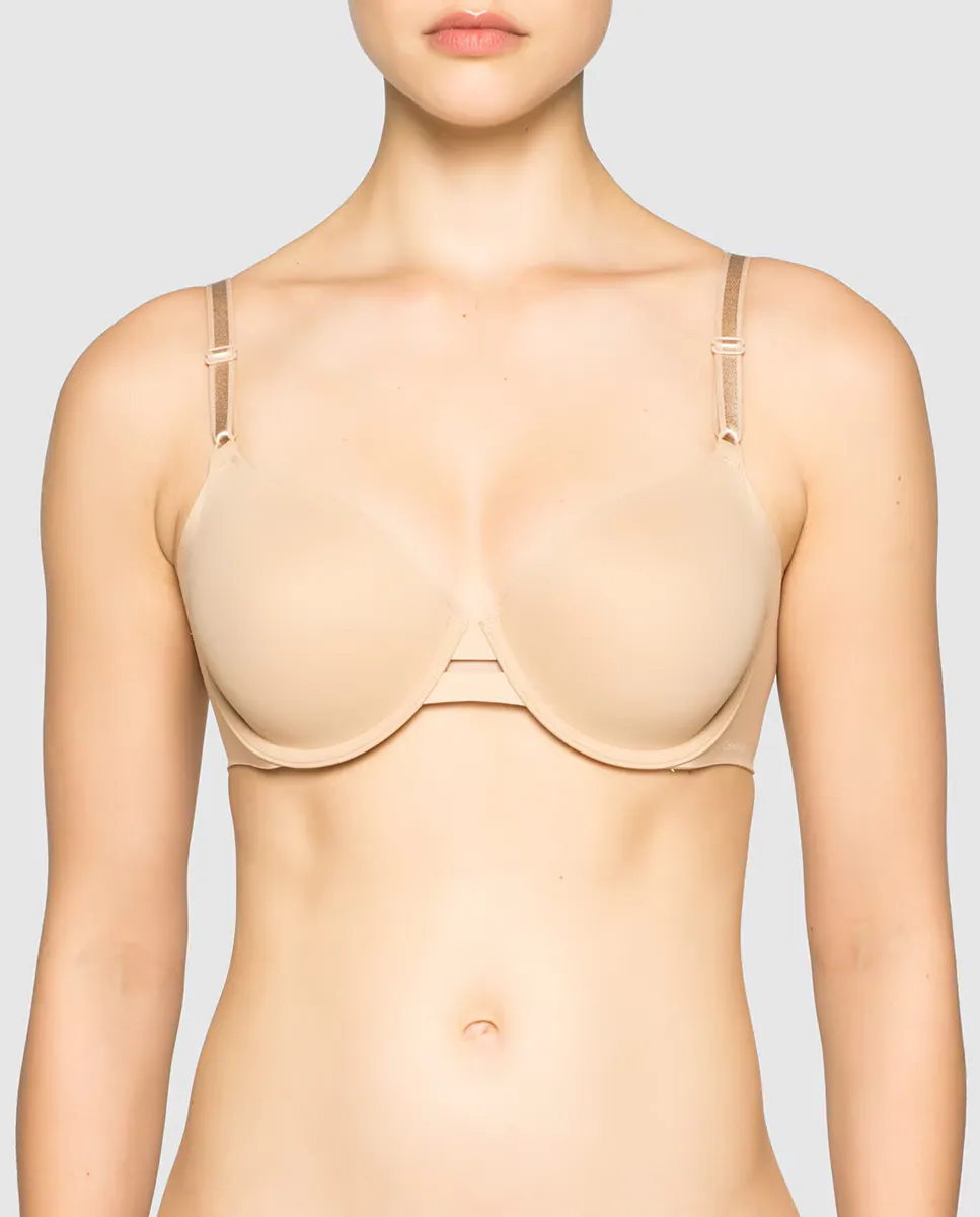 Базовый женский бюстгальтер на косточках Calvin Klein заданной формы, цвет Natural
Базовый женский бюстгальтер на косточках Calvin Klein заданной формы, цвет Natural