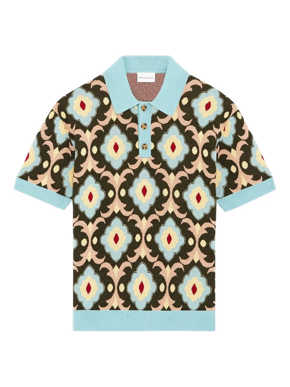 Рубашка поло с узором Drôle De Monsieur, зеленый
Рубашка поло с узором Drôle De Monsieur, зеленый