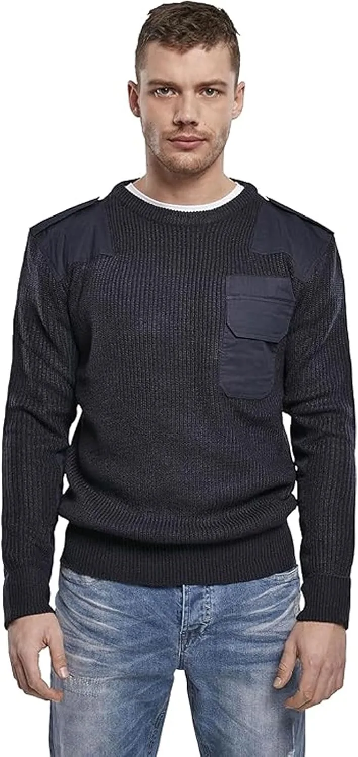 Brandit Individual Wear мужской свитер Commando Regular Fit с усиленными локтями и плечами
Brandit Individual Wear мужской свитер Commando Regular Fit с усиленными локтями и плечами