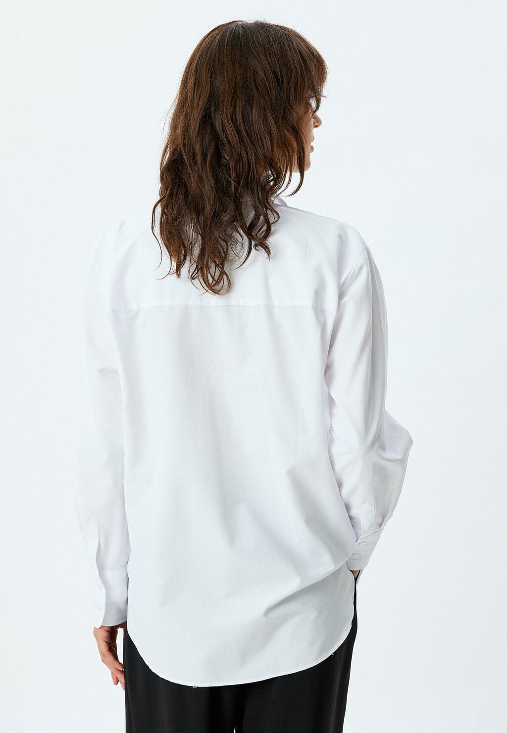 Блузка на пуговицах Koton, белый 
Блузка на пуговицах Koton, белый