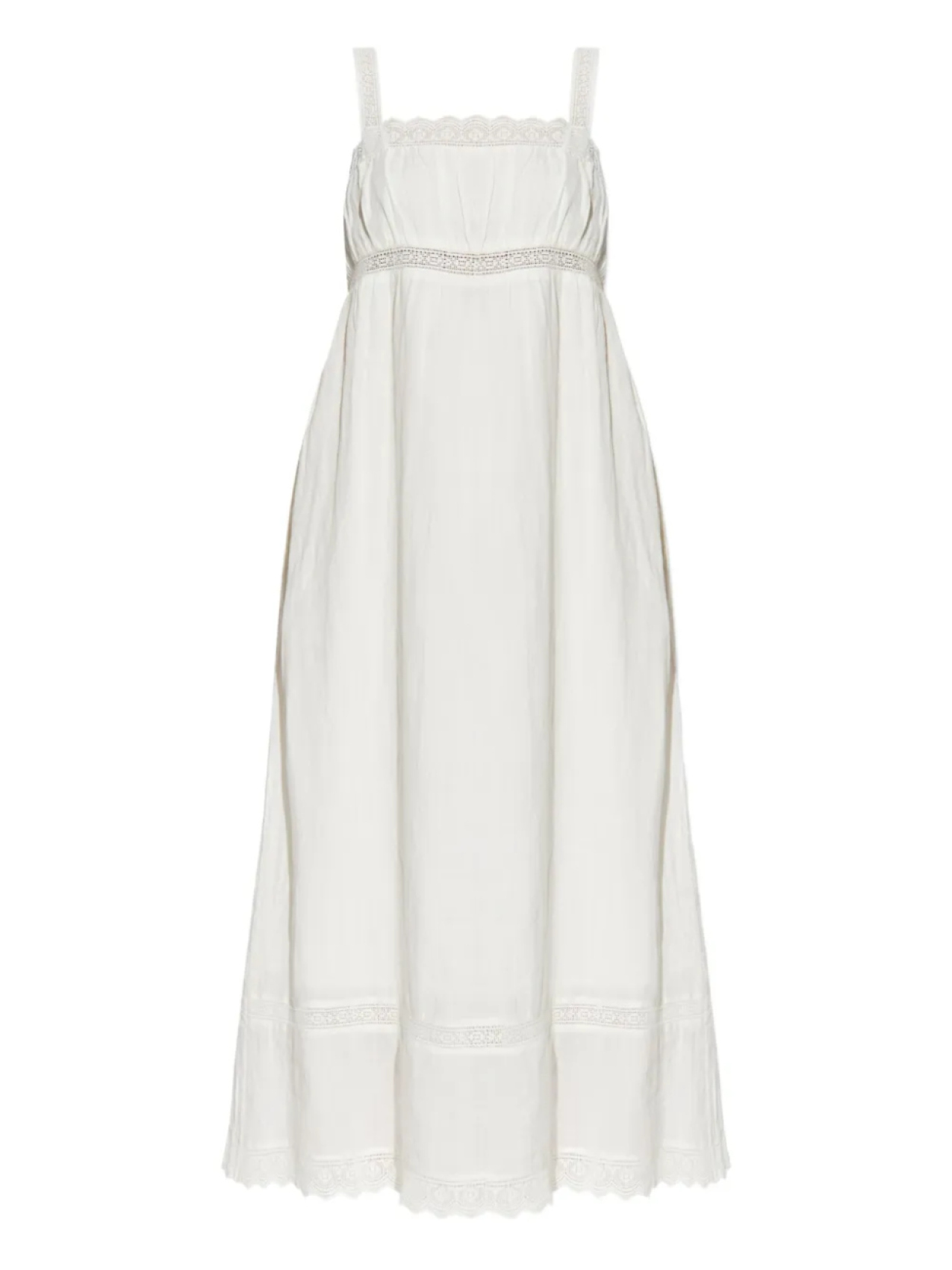 Платье-миди Posse с кружевными деталями, белый
Платье-миди Posse с кружевными деталями, белый