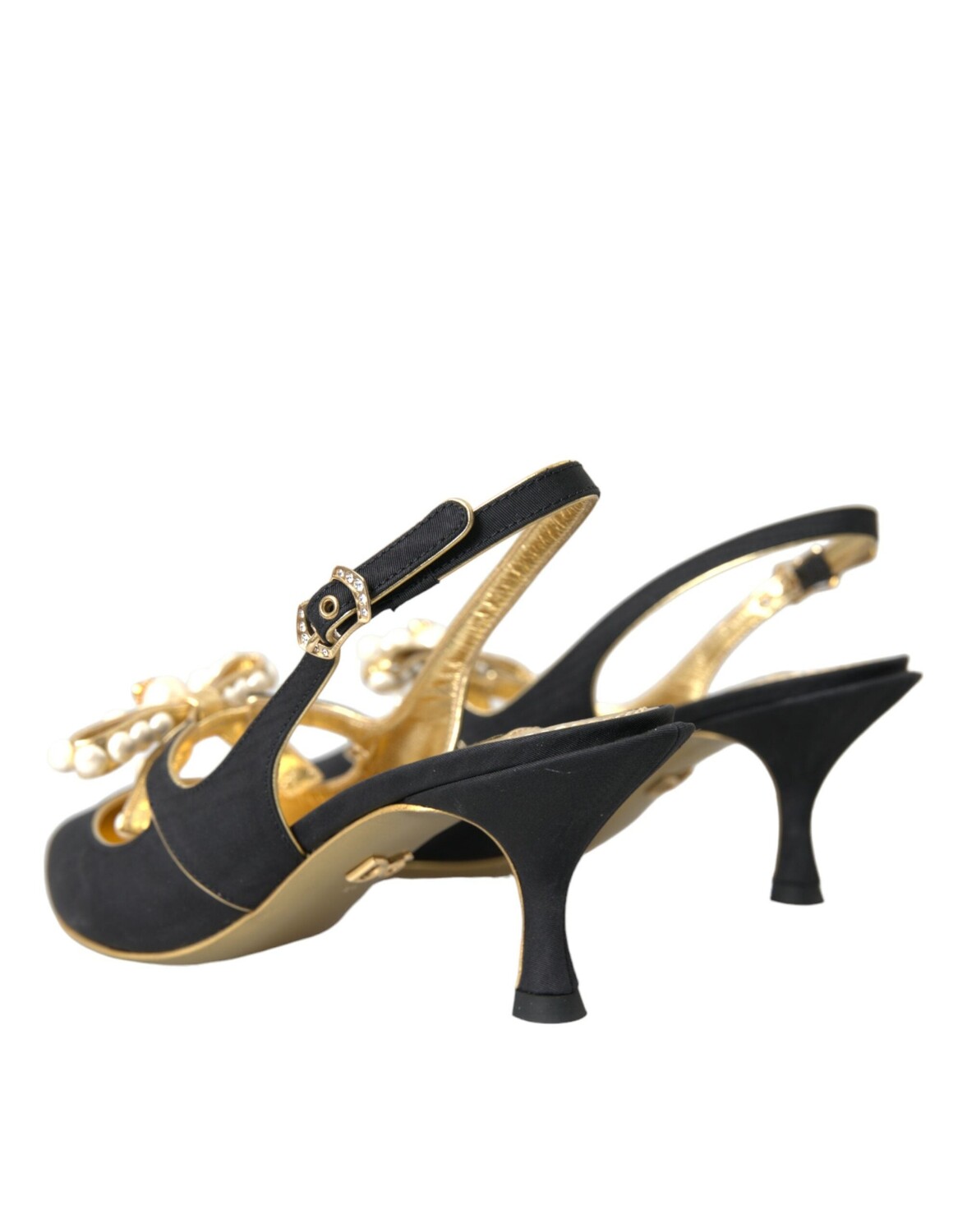 Dolce & Gabbana Женские кожаные туфли с босоножками из искусственного жемчуга, цвет Gold Black
Dolce & Gabbana Женские кожаные туфли с босоножками из искусственного жемчуга, цвет Gold Black