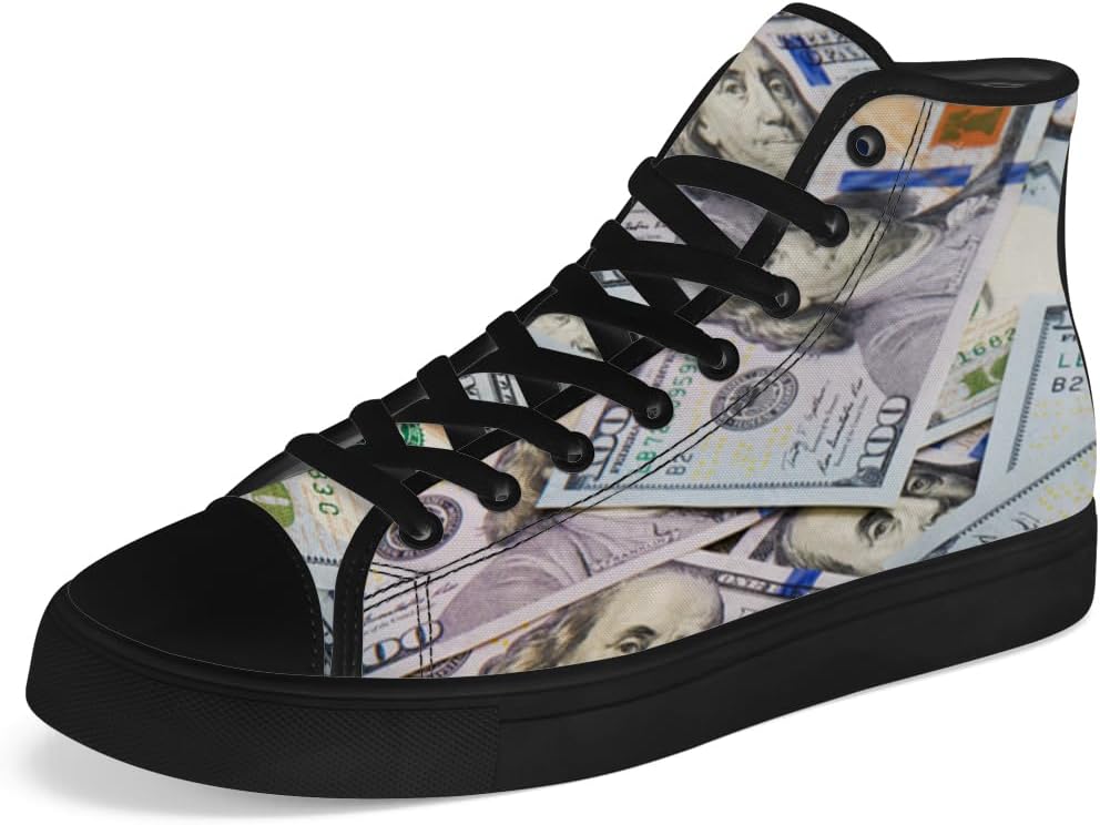 Кеды на высокой подошве Chebing с долларовым принтом, тканевые, шнуровка, повседневная обувь, подарок для мужчин и женщин, синий/фиолетовый
Кеды на высокой подошве Chebing с долларовым принтом, тканевые, шнуровка, повседневная обувь, подарок для мужчин и женщин, синий/фиолетовый