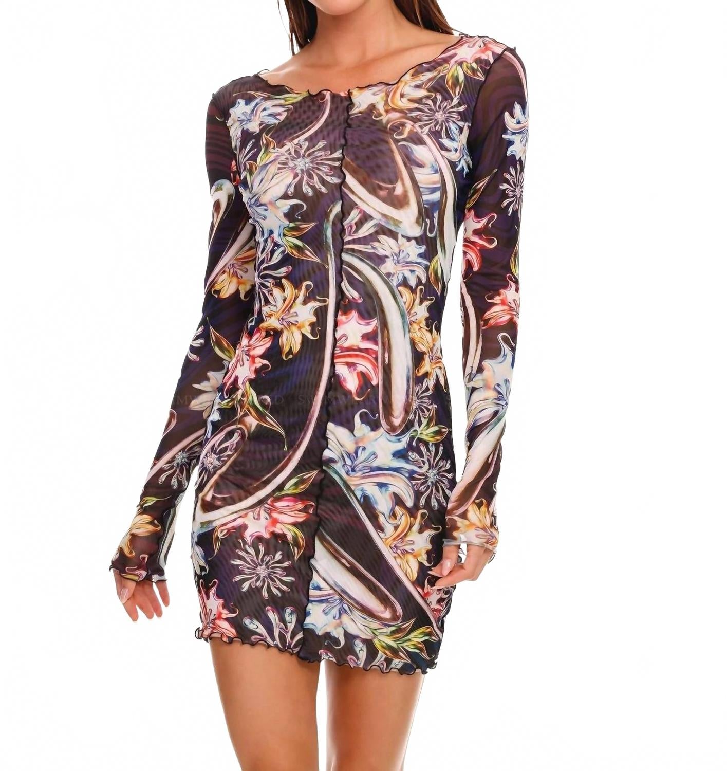 Многоцветное мини-платье Hadley Mesh Agua Bendita, мультиколор
Многоцветное мини-платье Hadley Mesh Agua Bendita, мультиколор