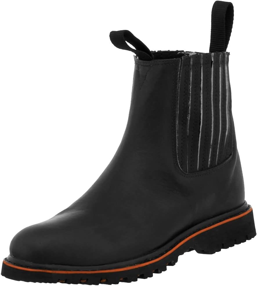 Ботинки El Presidente Mens 100TR из черной кожи с противоскользящей подошвой, эластичной вставкой и мягким носком
Ботинки El Presidente Mens 100TR из черной кожи с противоскользящей подошвой, эластичной вставкой и мягким носком