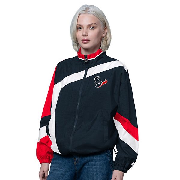 Ветровка женская navy/red houston texans vintage 1st quarter full-zip Starter
Ветровка женская navy/red houston texans vintage 1st quarter full-zip Starter