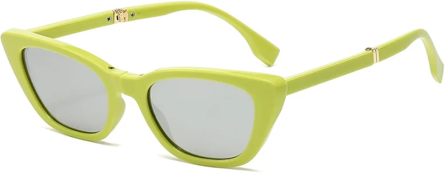 Женские складные солнцезащитные очки «кошачий глаз», модные, для активного отдыха, с зеркальными линзами, защита от УФ-излучения UV400, портативные, мужские TVTBBVV, Green Silver Mirror
Женские складные солнцезащитные очки «кошачий глаз», модные, для активного отдыха, с зеркальными линзами, защита от УФ-излучения UV400, портативные, мужские TVTBBVV, Green Silver Mirror