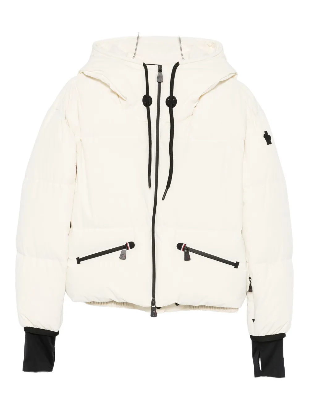 Куртка на молнии с капюшоном Moncler Grenoble, нейтральный 
Куртка на молнии с капюшоном Moncler Grenoble, нейтральный