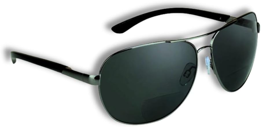 Солнцезащитные очки-авиаторы с поляризованными линзами и бифокальными линзами для чтения, мужские и женские, для глубоководной рыбалки, с пружинным шарниром, размеры M/XL proSPORT, Gray Lens Gunmetal Frame
Солнцезащитные очки-авиаторы с поляризованными линзами и бифокальными линзами для чтения, мужские и женские, для глубоководной рыбалки, с пружинным шарниром, размеры M/XL proSPORT, Gray Lens Gunmetal Frame