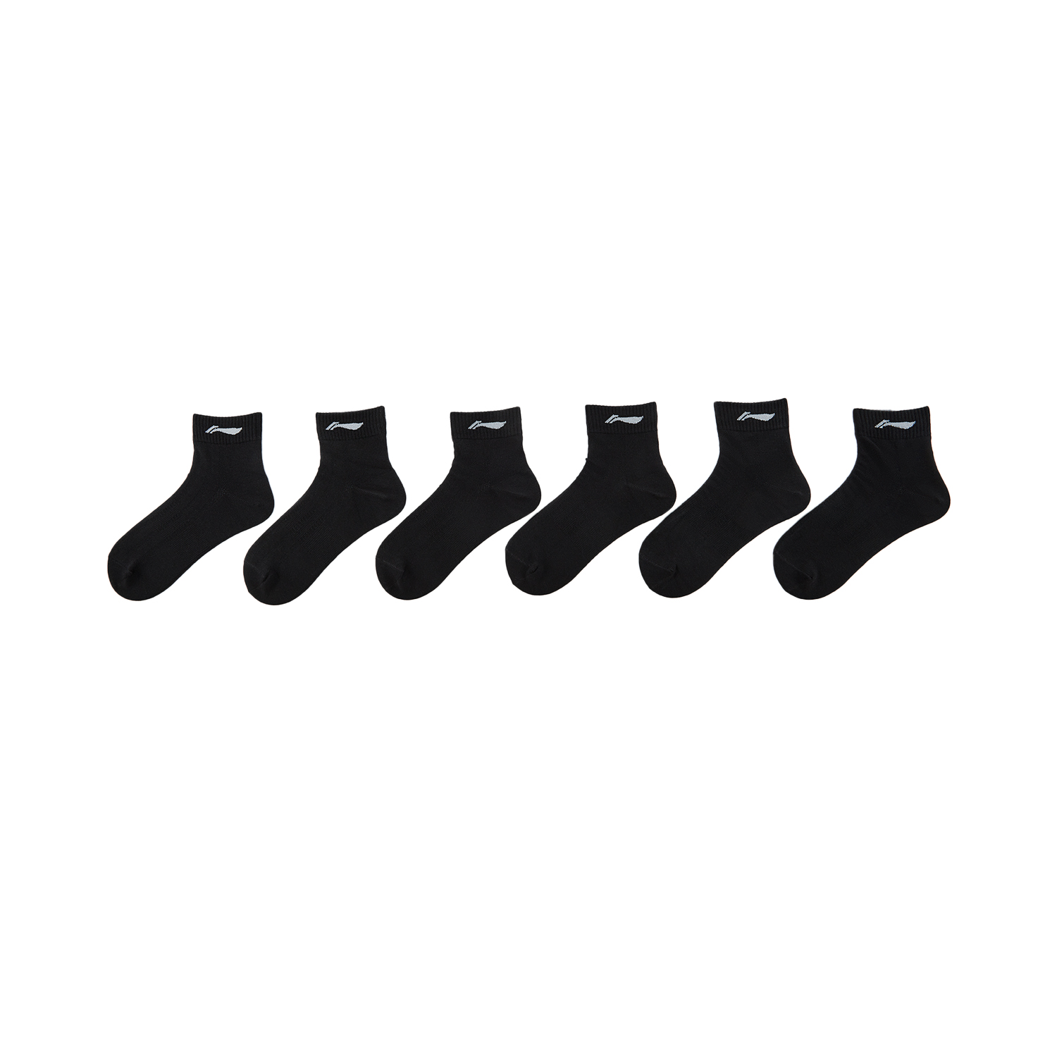 LINING Фитнес-носки мужские 6 пар Black
LINING Фитнес-носки мужские 6 пар Black