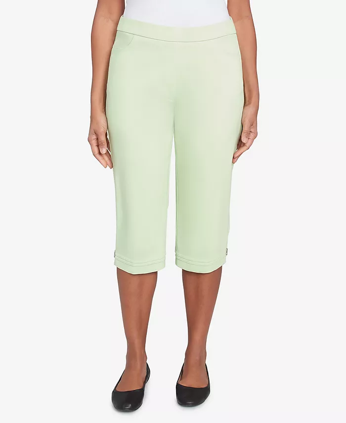 Женские брюки-капри Parrot Cay Novelty с манжетами и утягивающим эффектом на животе Alfred Dunner, зеленый
Женские брюки-капри Parrot Cay Novelty с манжетами и утягивающим эффектом на животе Alfred Dunner, зеленый