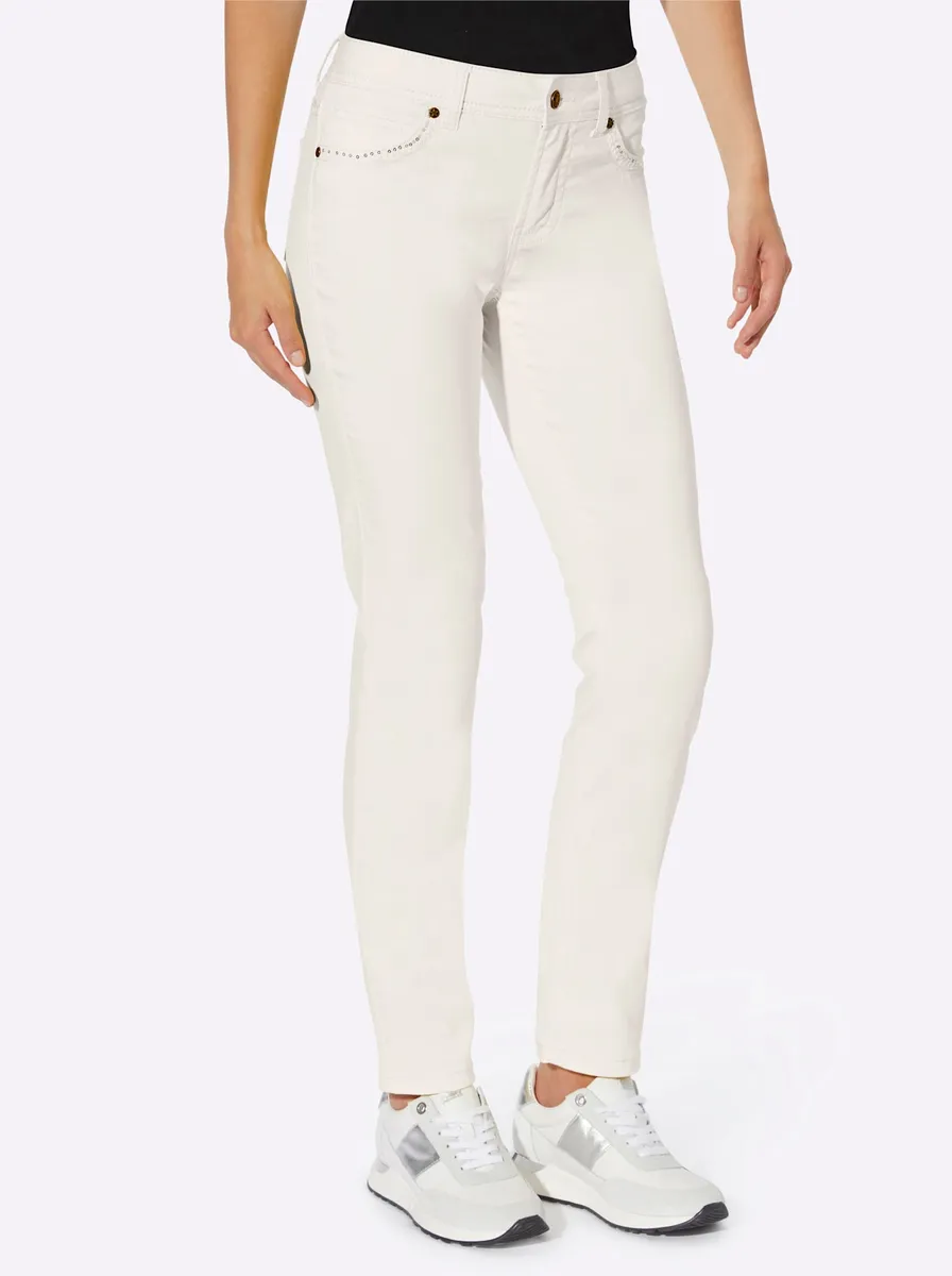 Джинсы скинни Heine (1 шт.), цвет Ecru
Джинсы скинни Heine (1 шт.), цвет Ecru