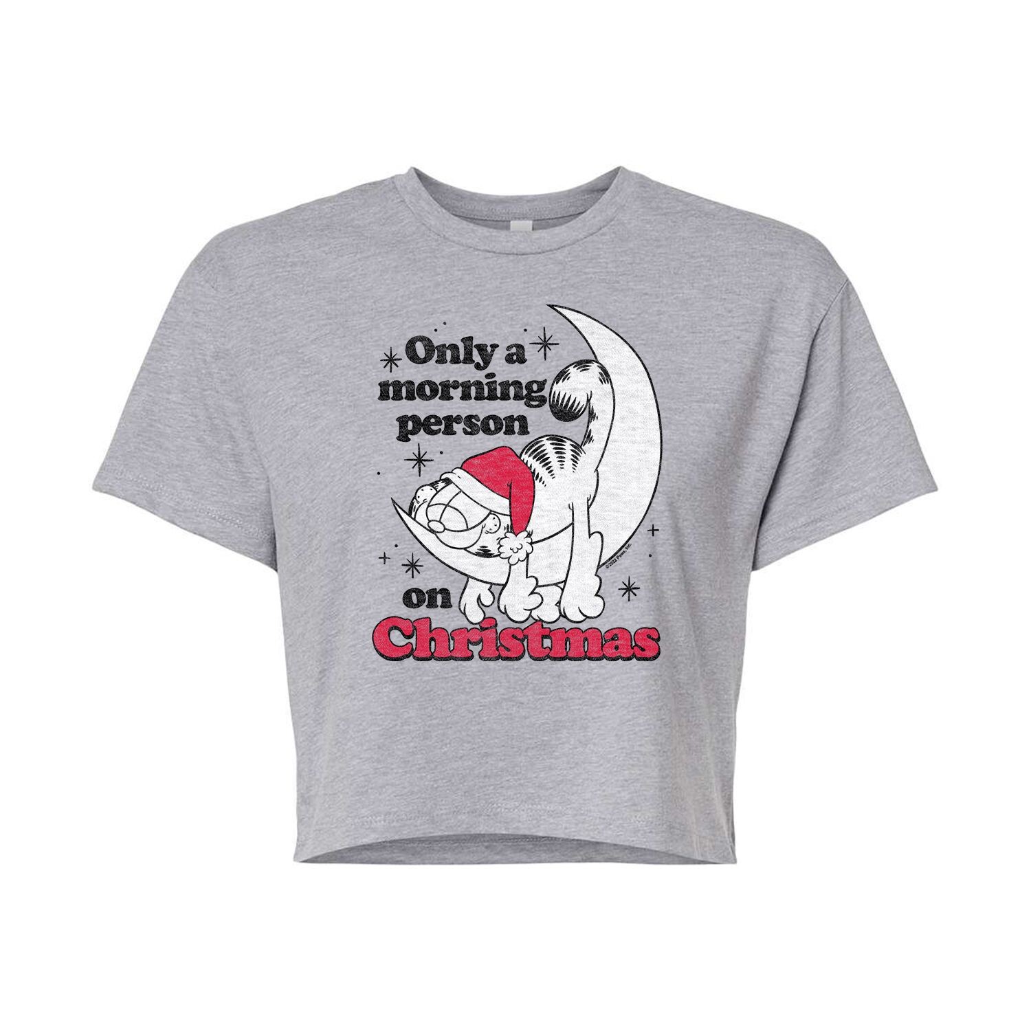 Укороченная футболка с рисунком Garfield для юниоров «Morning Person On Christmas» Licensed Character
Укороченная футболка с рисунком Garfield для юниоров «Morning Person On Christmas» Licensed Character