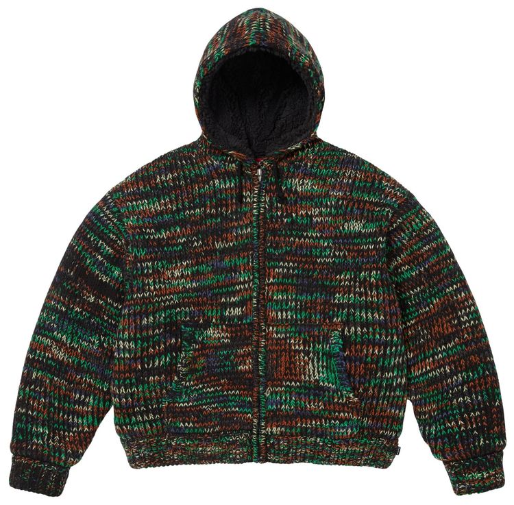 Свитер Supreme с капюшоном на молнии и подкладкой из искусственной овчины, зеленый
Свитер Supreme с капюшоном на молнии и подкладкой из искусственной овчины, зеленый