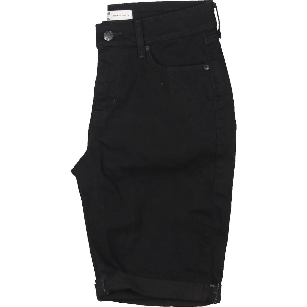 Женские джинсовые шорты-бермуды со средней посадкой Signature by Levi Strauss & Co., черный
Женские джинсовые шорты-бермуды со средней посадкой Signature by Levi Strauss & Co., черный