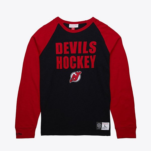 Мужская черно-красная футболка New Jersey Devils Legendary Slub Raglan с длинным рукавом Mitchell & Ness
Мужская черно-красная футболка New Jersey Devils Legendary Slub Raglan с длинным рукавом Mitchell & Ness