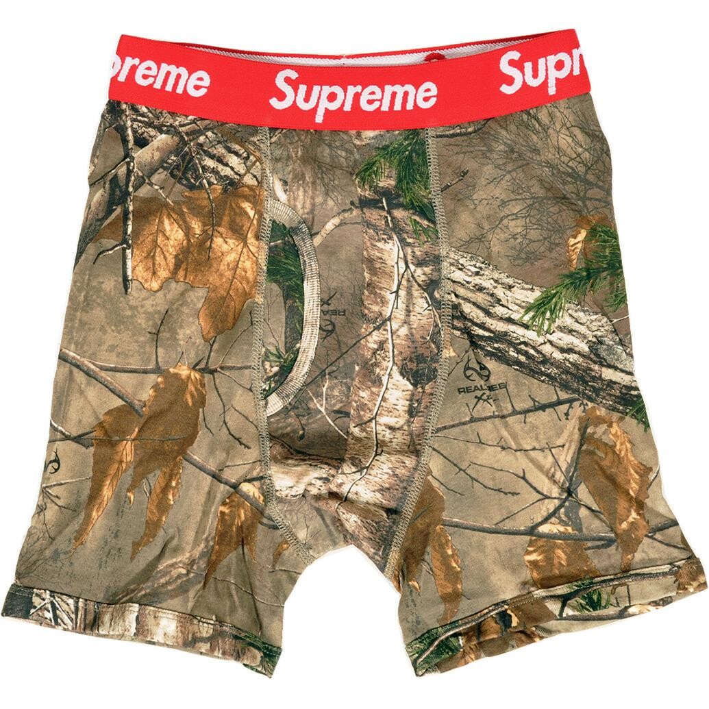 Трусы мужские Supreme, хаки 
Трусы мужские Supreme, хаки