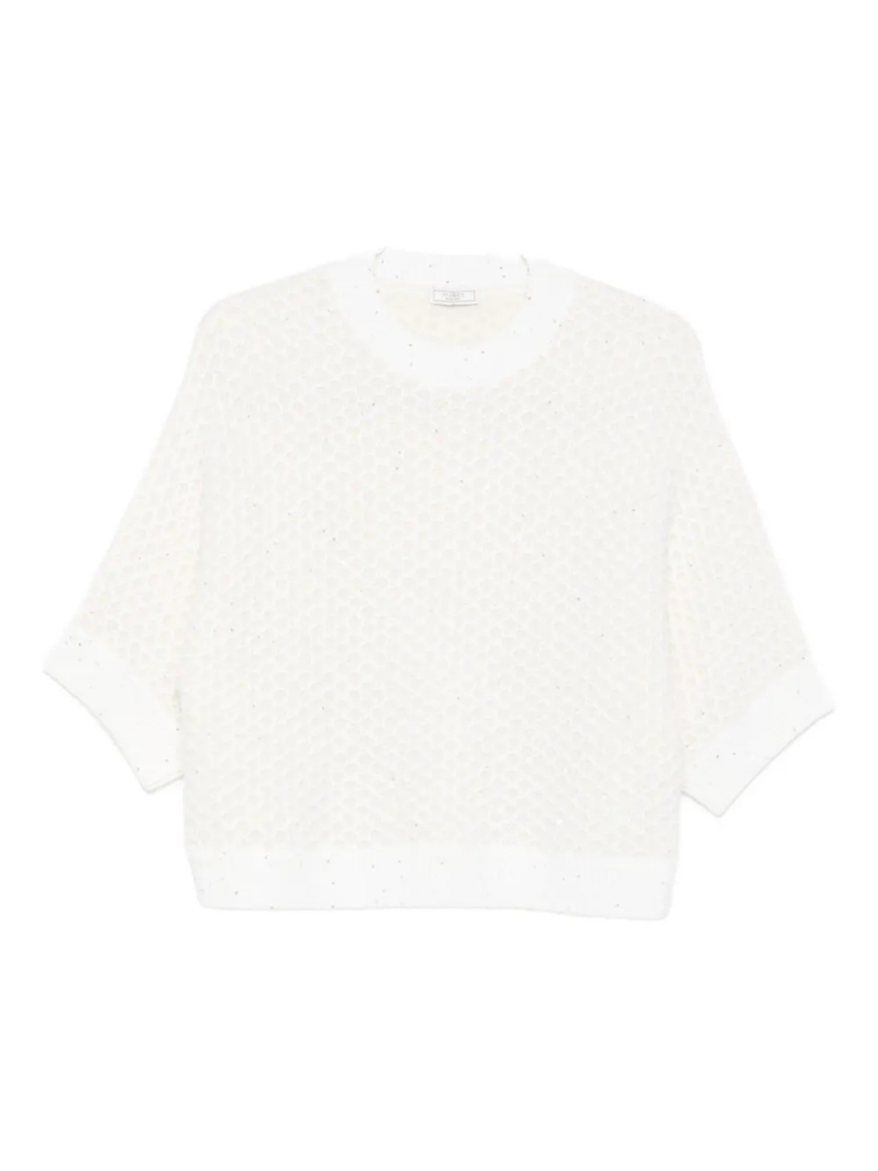 Украшенный свитер Peserico, белый
Украшенный свитер Peserico, белый