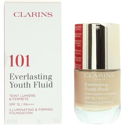 Clarins Everlasting Youth Fluid 101 Льняная тональная основа 30 мл
Clarins Everlasting Youth Fluid 101 Льняная тональная основа 30 мл