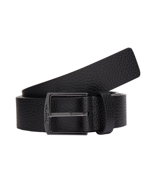 Ремень мужской Calvin Klein из натуральной кожи с тиснением, черный 
Ремень мужской Calvin Klein из натуральной кожи с тиснением, черный