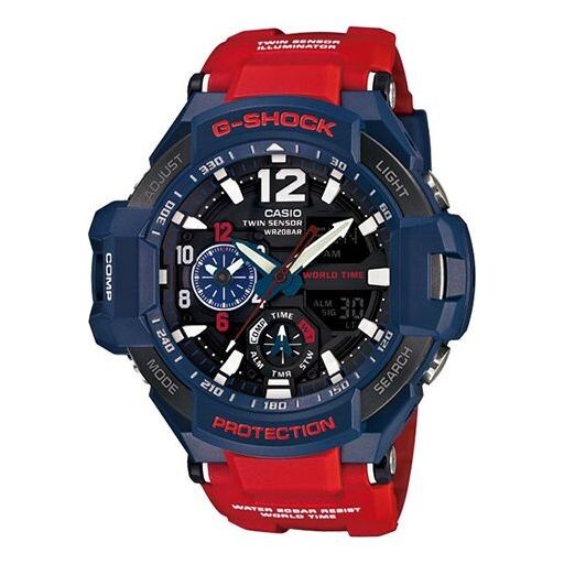 Часы CASIO G-Shock Gravitymaster 'Blue', красный
Часы CASIO G-Shock Gravitymaster 'Blue', красный