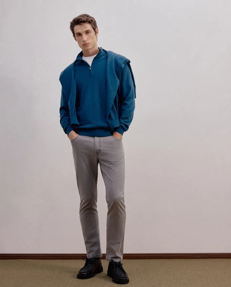 Мужские брюки с пятью карманами, спортивного стиля, узкие, из хлопка с эластаном Dustin, серый
Мужские брюки с пятью карманами, спортивного стиля, узкие, из хлопка с эластаном Dustin, серый