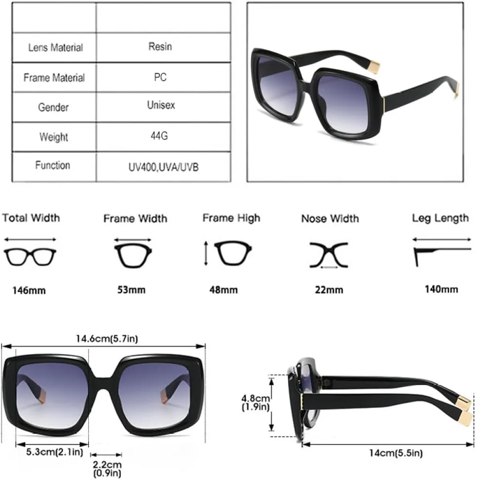 Винтажные яркие женские солнцезащитные очки класса люкс, модные солнцезащитные очки UV400, мужские солнцезащитные очки в стиле панк TYUVIVO, Black Gray Gradient
Винтажные яркие женские солнцезащитные очки класса люкс, модные солнцезащитные очки UV400, мужские солнцезащитные очки в стиле панк TYUVIVO, Black Gray Gradient