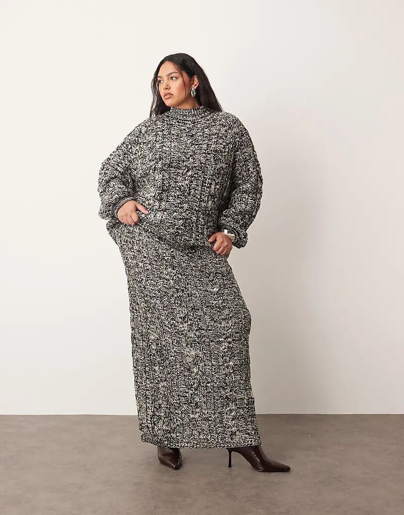 ARRANGE Curve Cable Cabbage Trim миди юбка в моно
ARRANGE Curve Cable Cabbage Trim миди юбка в моно