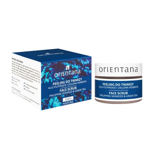 Натуральный гель-пилинг для лица с филиппинскими водорослями и зеленым чаем, 50 г Orientana 
Натуральный гель-пилинг для лица с филиппинскими водорослями и зеленым чаем, 50 г Orientana