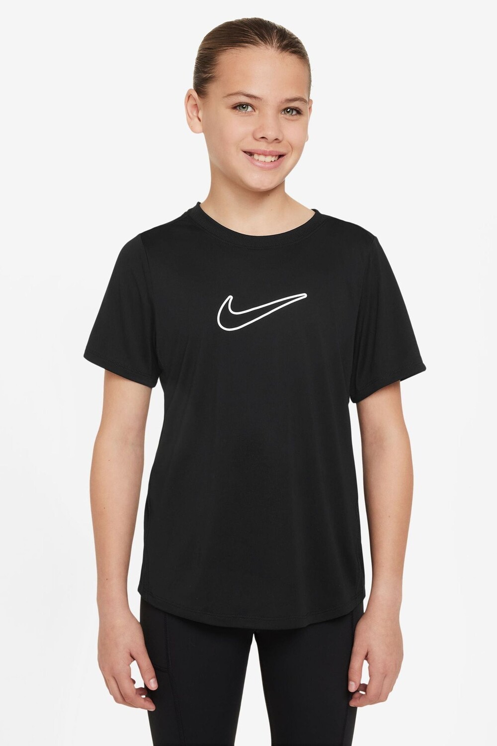 Одна футболка dri fit с коротким рукавом Nike, черный
Одна футболка dri fit с коротким рукавом Nike, черный