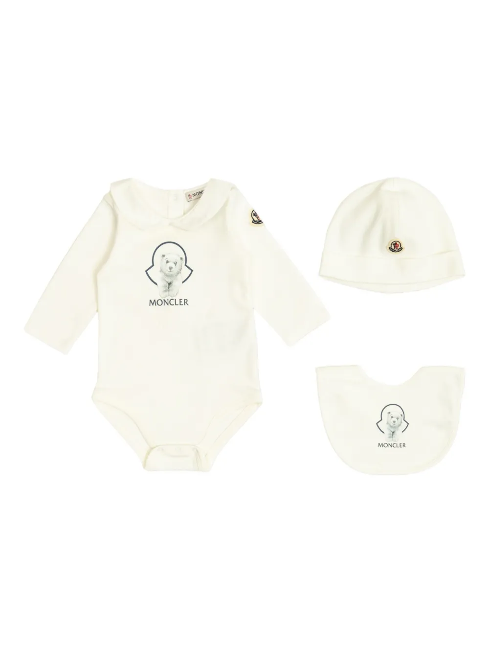 Комплект для новорожденного с воротником Питер Пэн Moncler Enfant, белый
Комплект для новорожденного с воротником Питер Пэн Moncler Enfant, белый