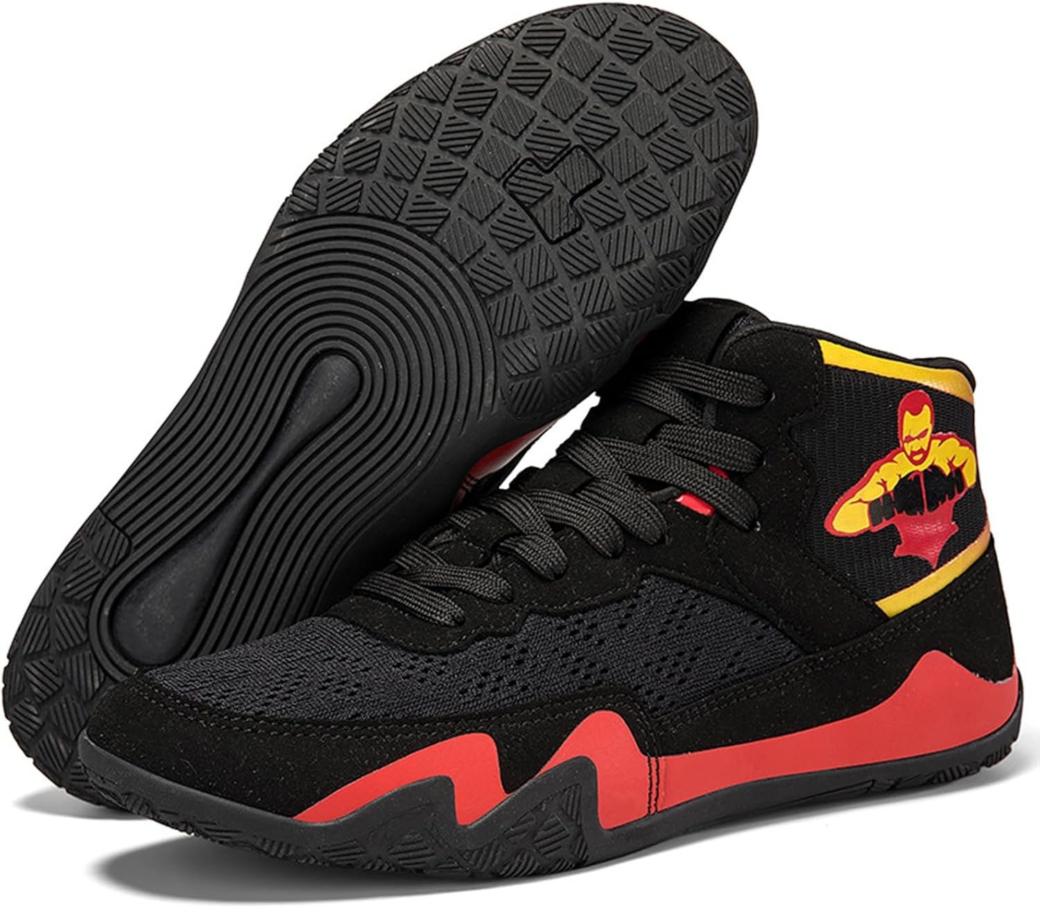 Боксерские кроссовки для мужчин, высокие спортивные ботинки для зала, борьбы и тренировок, обувь для тренировок и соревнований Hiuzylqx, черный/красный
Боксерские кроссовки для мужчин, высокие спортивные ботинки для зала, борьбы и тренировок, обувь для тренировок и соревнований Hiuzylqx, черный/красный