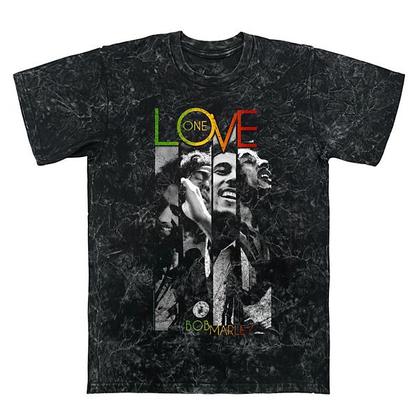 Мужская футболка с графикой Bob Marley One Love в полоску Licensed Character
Мужская футболка с графикой Bob Marley One Love в полоску Licensed Character