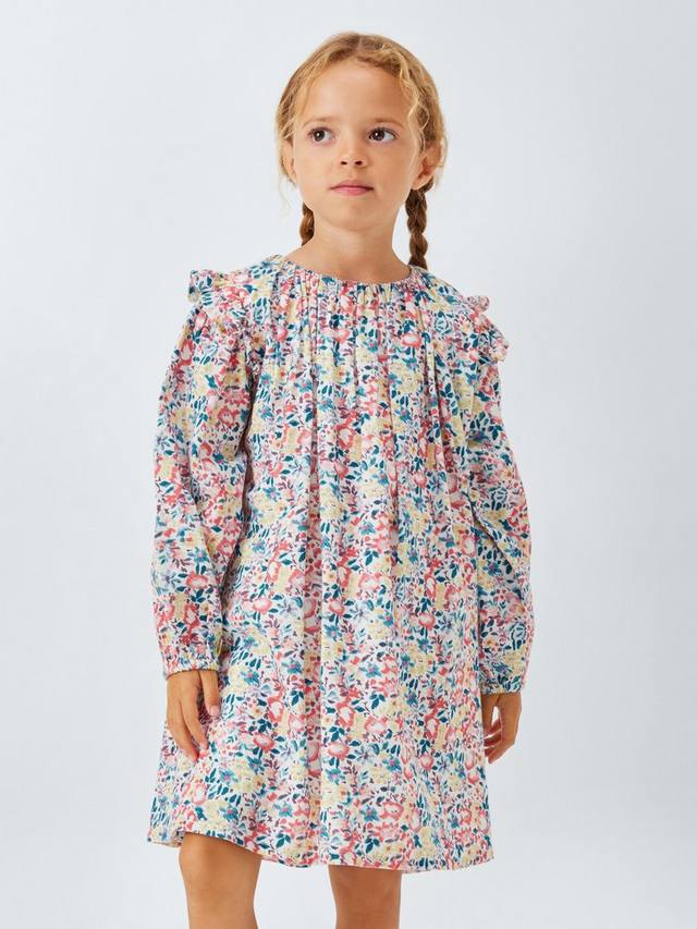 Детское платье с цветочным принтом и оборками на рукавах John Lewis, Miulti
Детское платье с цветочным принтом и оборками на рукавах John Lewis, Miulti