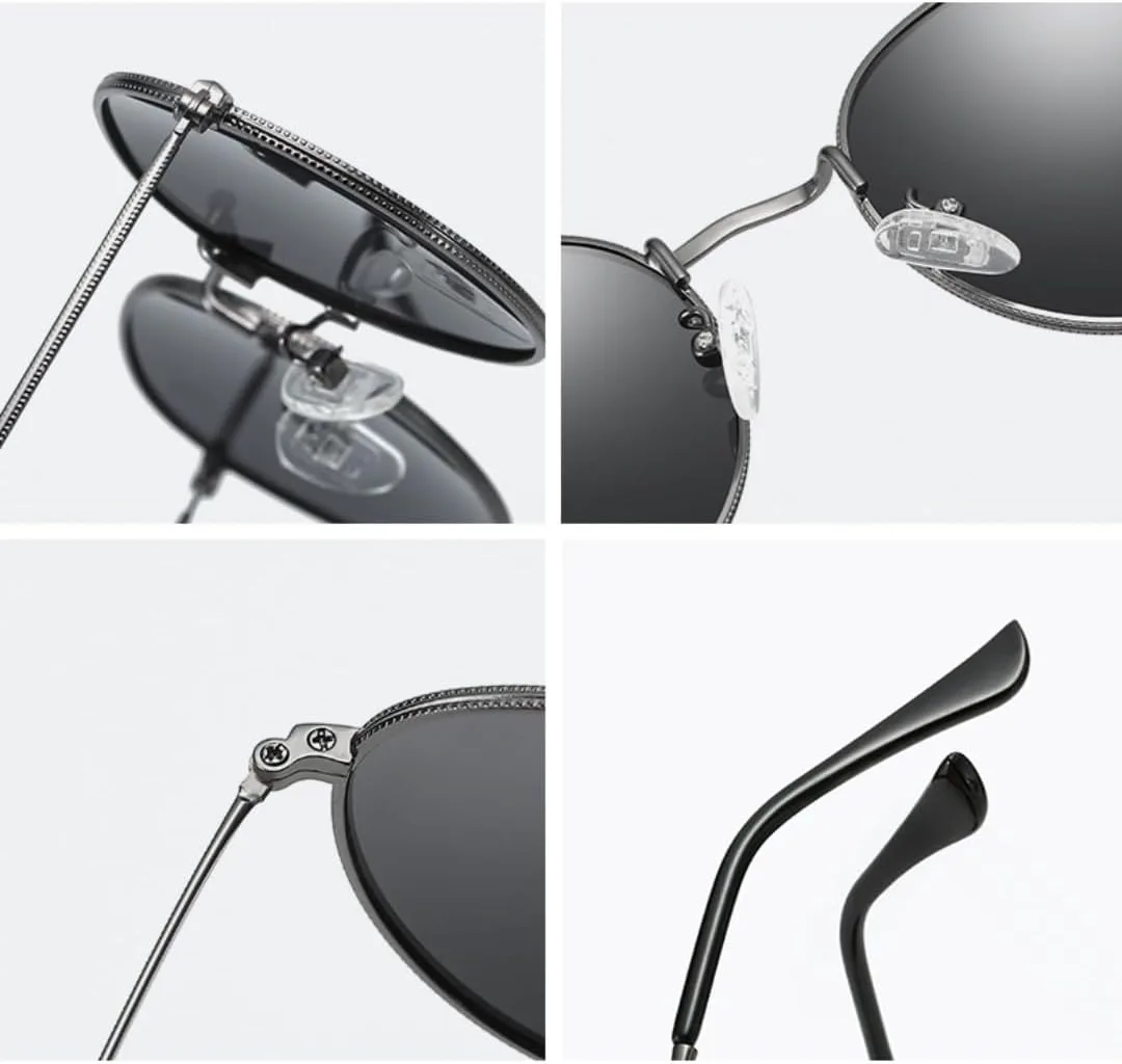 Классические женские круглые солнцезащитные очки в стиле ретро для мужчин, очки с пленочным покрытием Ocean Film, защита от УФ-излучения UV400 VRTRFFTR, 19
Классические женские круглые солнцезащитные очки в стиле ретро для мужчин, очки с пленочным покрытием Ocean Film, защита от УФ-излучения UV400 VRTRFFTR, 19