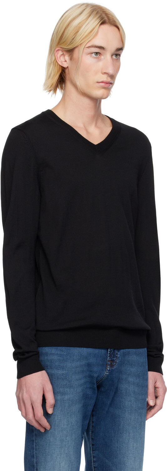 Свитер с V-образным вырезом BOSS 
Свитер с V-образным вырезом BOSS