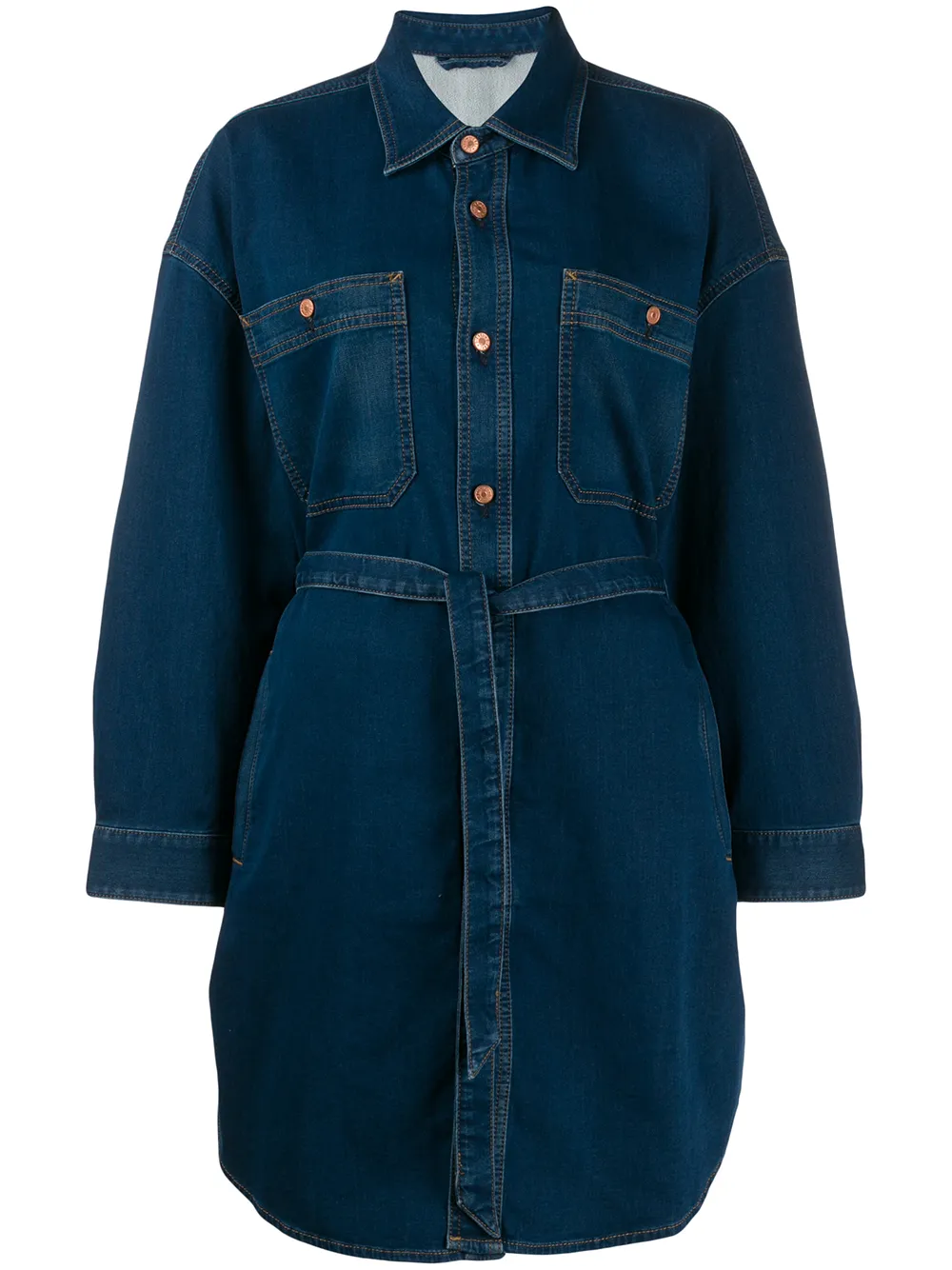 Джинсовое платье-рубашка Diesel, синий
Джинсовое платье-рубашка Diesel, синий