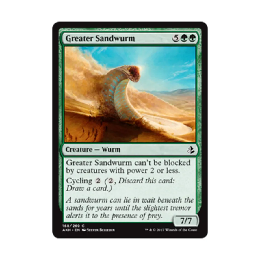 CCG Большой Песчаный Червь (С) (Фольга), MTG - Amonkhet
CCG Большой Песчаный Червь (С) (Фольга), MTG - Amonkhet