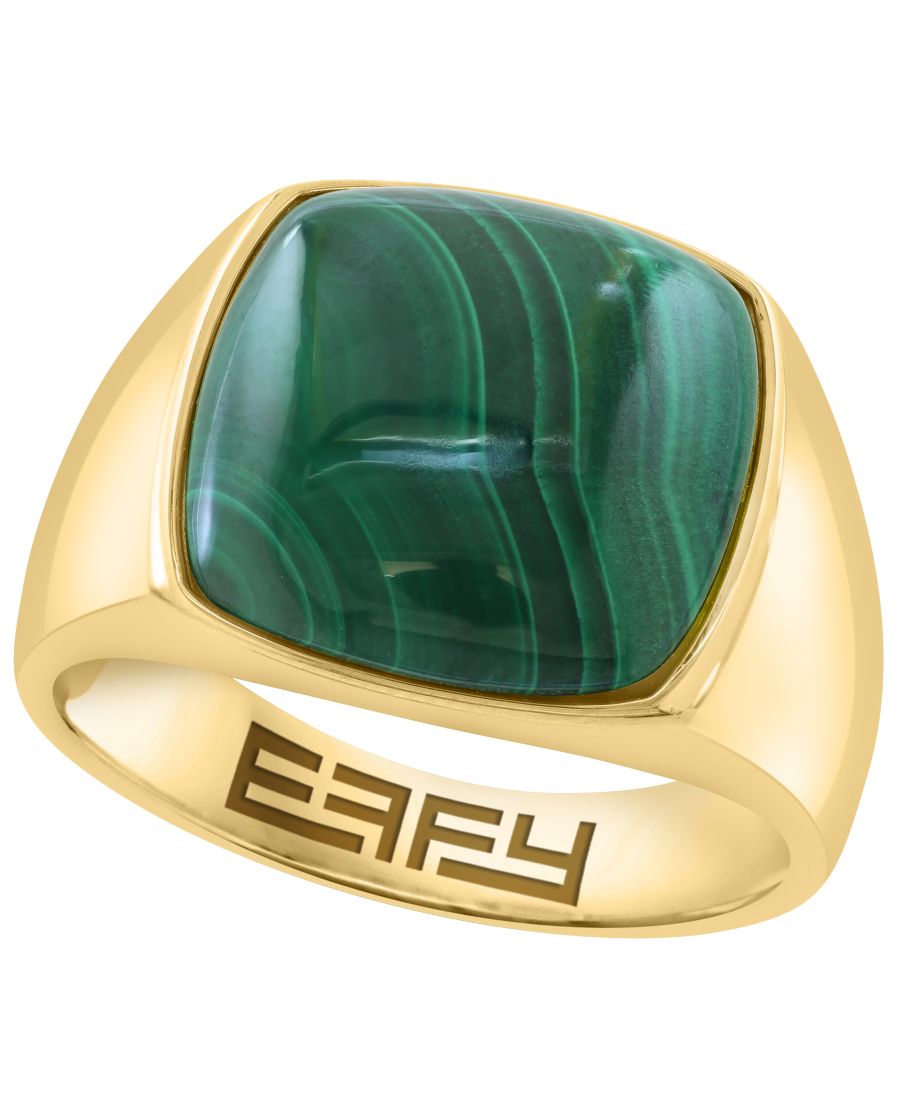 Мужское кольцо с малахитом из золота поверх серебра EFFY Collection, Gold Over Silver
Мужское кольцо с малахитом из золота поверх серебра EFFY Collection, Gold Over Silver