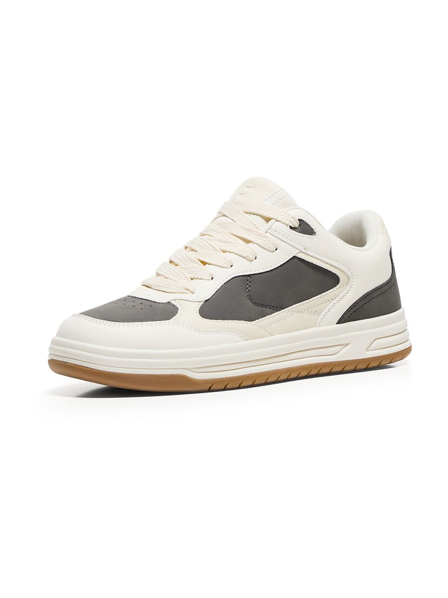 Кроссовки Bershka, экрю 
Кроссовки Bershka, экрю