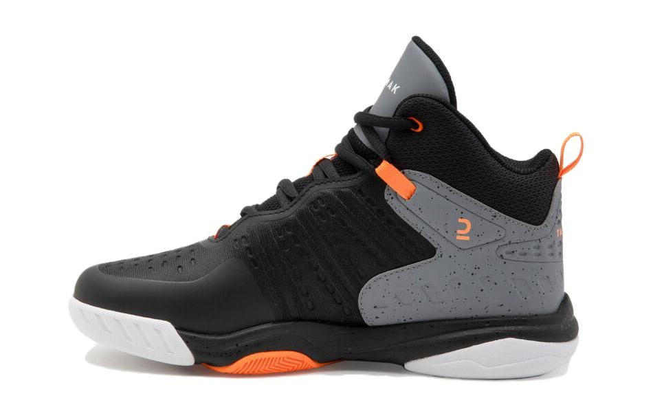 Баскетбольная обувь для детей Decathlon, черный/оранжевый 
Баскетбольная обувь для детей Decathlon, черный/оранжевый