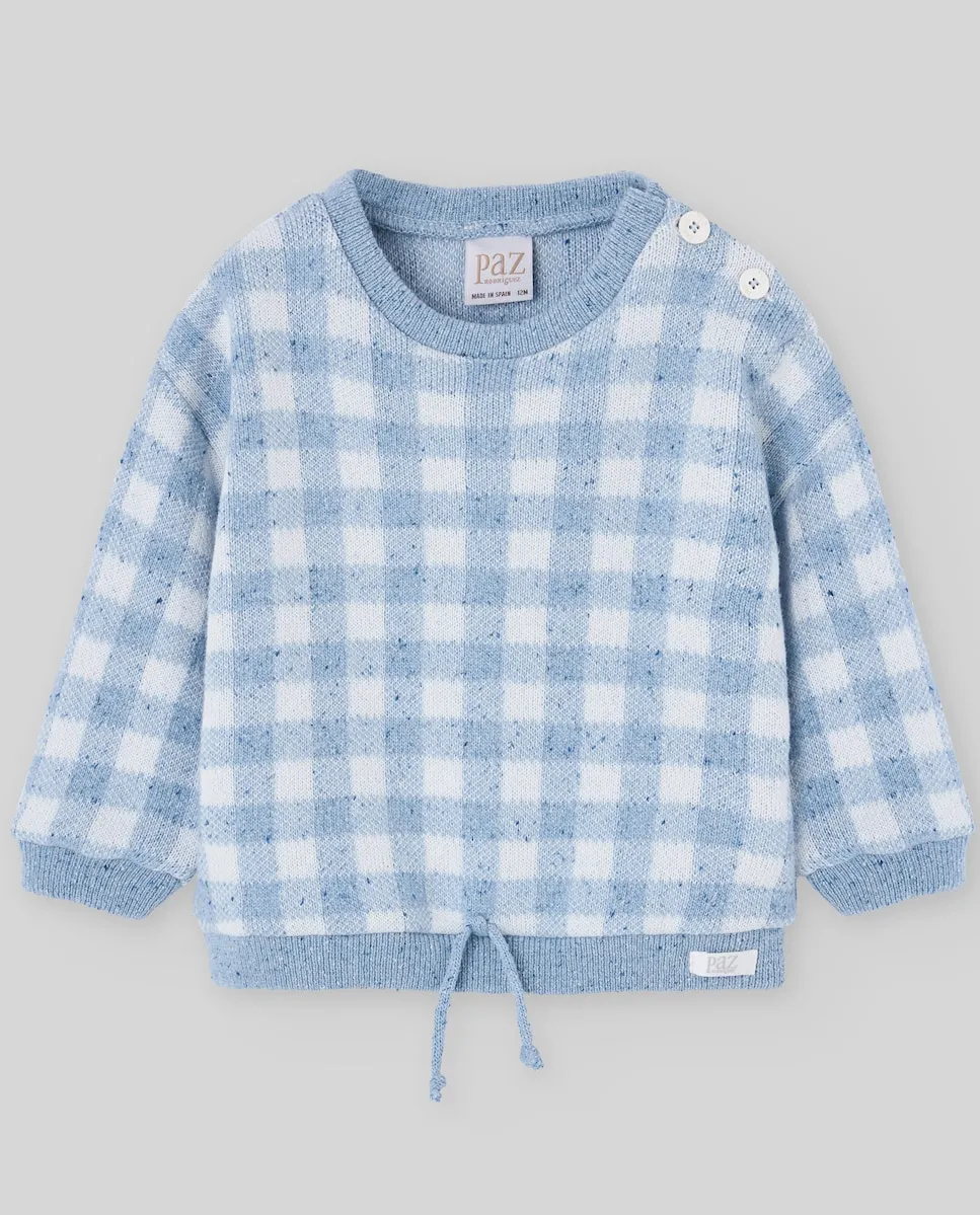Клетчатая толстовка коллекции Deva Paz Rodríguez, светло-голубой
Клетчатая толстовка коллекции Deva Paz Rodríguez, светло-голубой