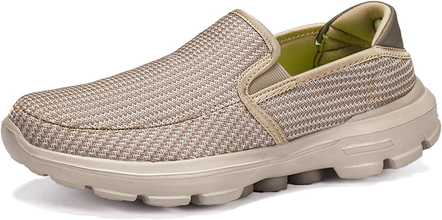 Мужские дышащие слипоны Aceptolcom, кроссовки для ходьбы, повседневные удобные сетчатые эластичные нескользящие лоферы на платформе, спортивная обувь, хаки
Мужские дышащие слипоны Aceptolcom, кроссовки для ходьбы, повседневные удобные сетчатые эластичные нескользящие лоферы на платформе, спортивная обувь, хаки