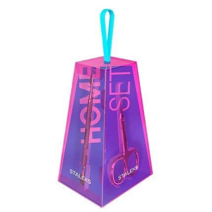 Набор для ухода за ногтями для женщин Home Pro - включает в себя кусачки для ногтей, ножницы для кутикулы, маникюрную палочку и пинцет для бровей Staleks
Набор для ухода за ногтями для женщин Home Pro - включает в себя кусачки для ногтей, ножницы для кутикулы, маникюрную палочку и пинцет для бровей Staleks