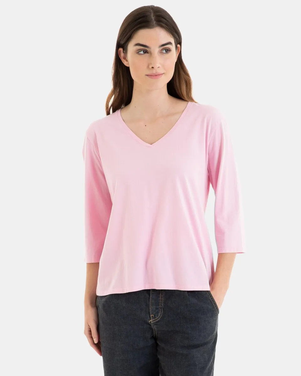 Женская футболка из 100% хлопка с рукавом 3/4 Massana, розовый
Женская футболка из 100% хлопка с рукавом 3/4 Massana, розовый