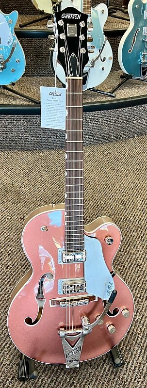 Электрогитара Gretsch G6118T PLAYERS EDITION ANNIVERSARY 2022 - Copper Metallic / Sahara Metallic
Электрогитара Gretsch G6118T PLAYERS EDITION ANNIVERSARY 2022 - Copper Metallic / Sahara Metallic