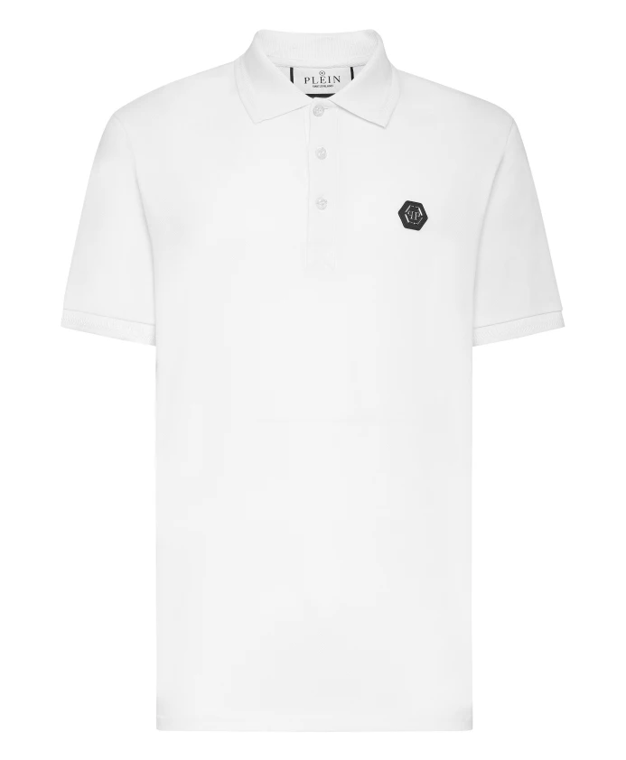 Приталенная рубашка-поло SS в стиле барокко с черепом Philipp Plein, белый
Приталенная рубашка-поло SS в стиле барокко с черепом Philipp Plein, белый