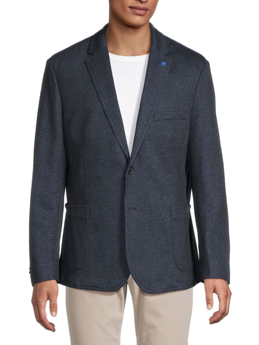 Современный блейзер с отворотом и острым лацканом C-LAB NYC, синий
Современный блейзер с отворотом и острым лацканом C-LAB NYC, синий