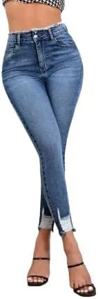 Высокие рваные скинни джинсы с молнией, светлая и средняя мойка, укороченные с эластаном
Высокие рваные скинни джинсы с молнией, светлая и средняя мойка, укороченные с эластаном
